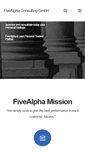 Mobile Screenshot of fivealpha.com